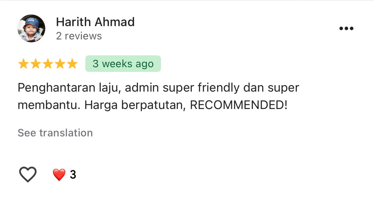 Feedback pelanggan