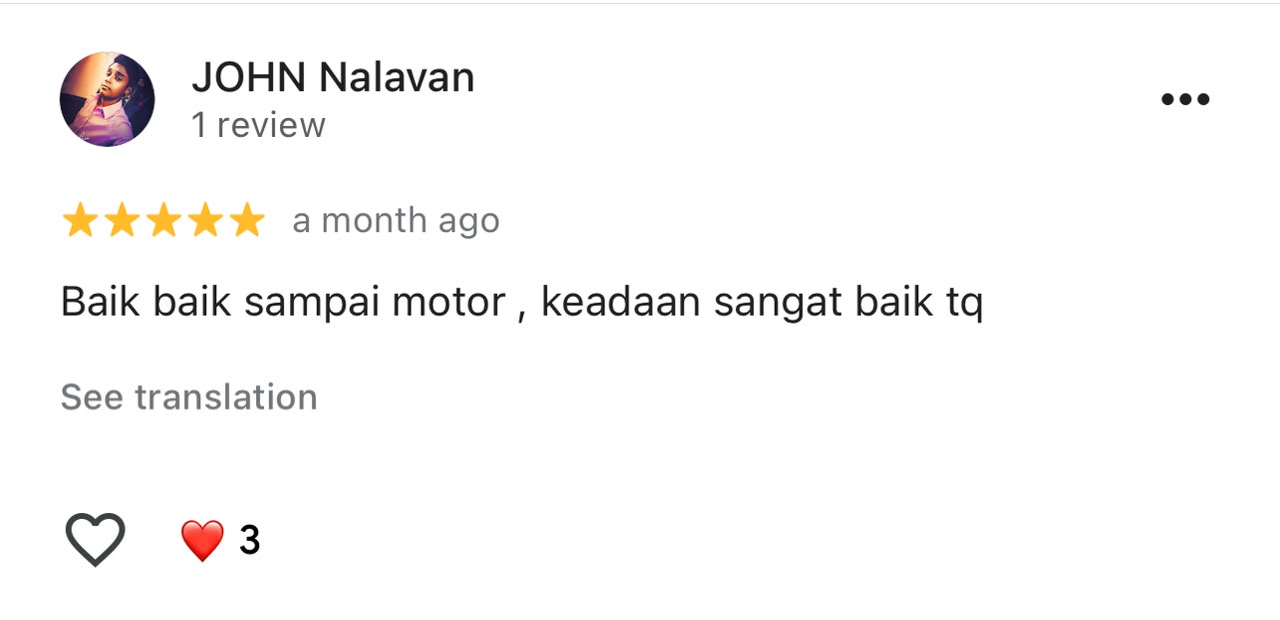 Feedback pelanggan