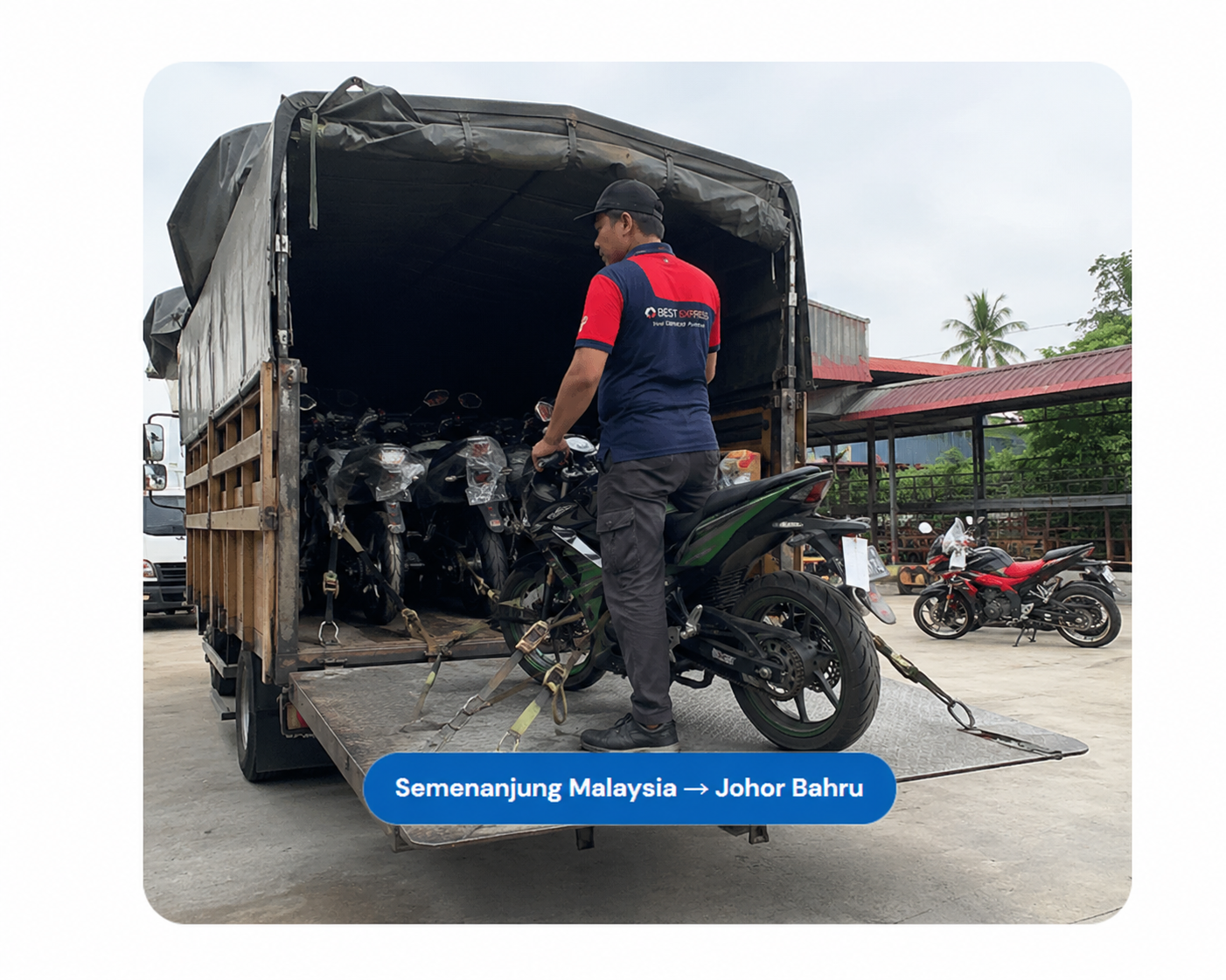 Servis penghantaran motosikal ke Johor Bahru