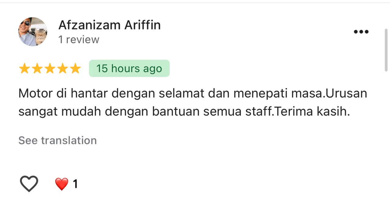Feedback pelanggan