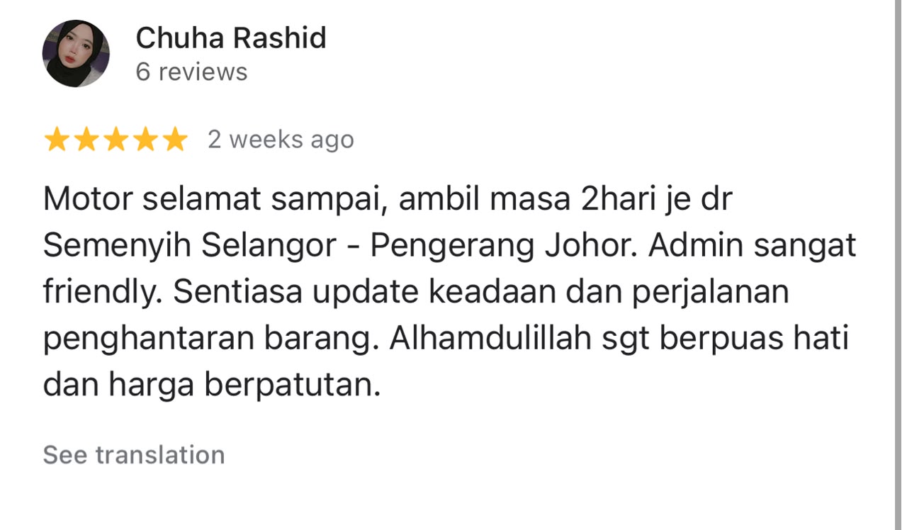 Feedback pelanggan